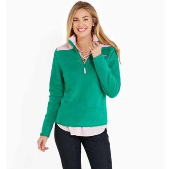 vineyard vines green pullover